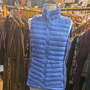 Columbia Women's Light Blue Quilted Vest